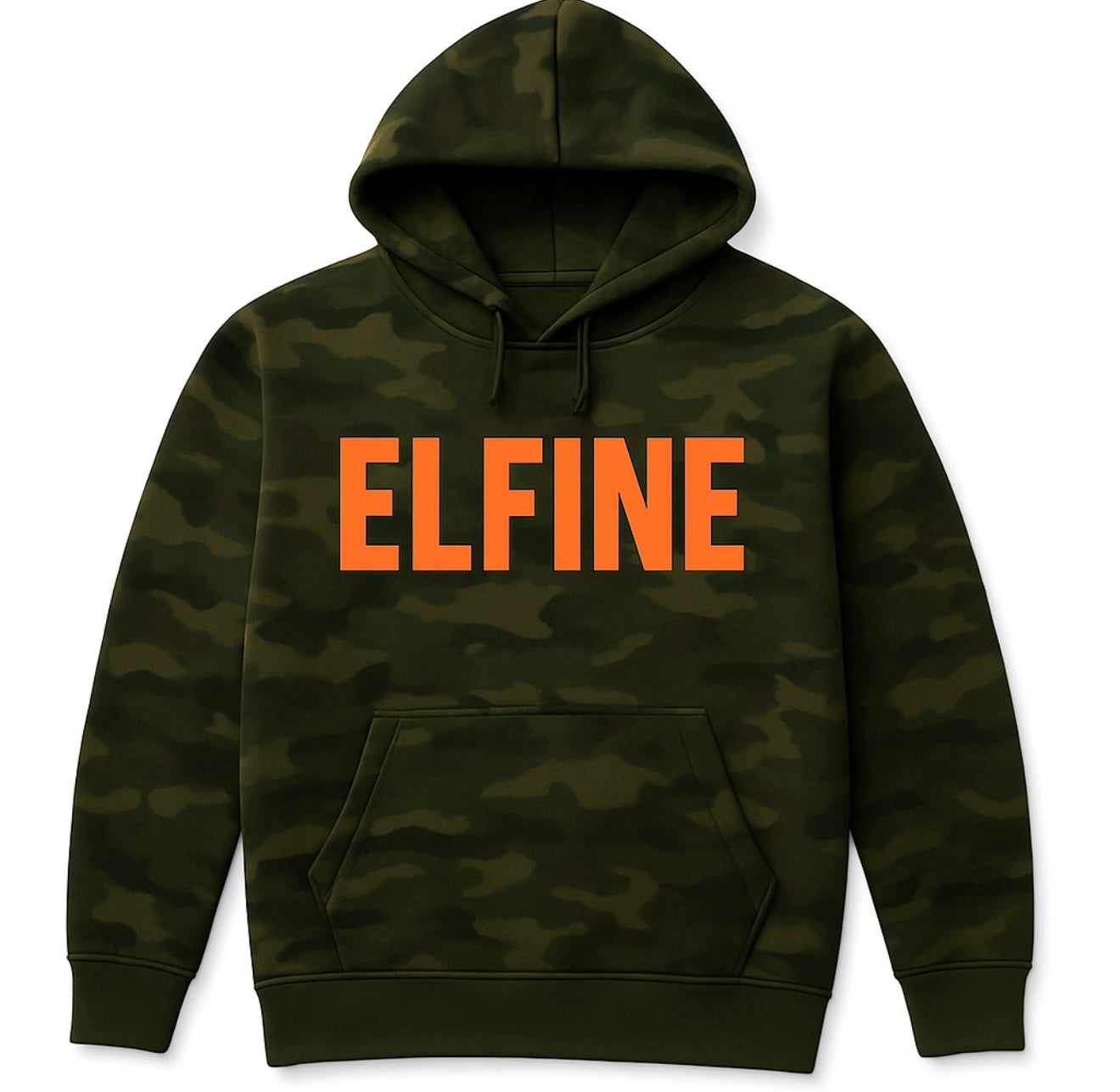ELFINE Camo Dwn Hoodie